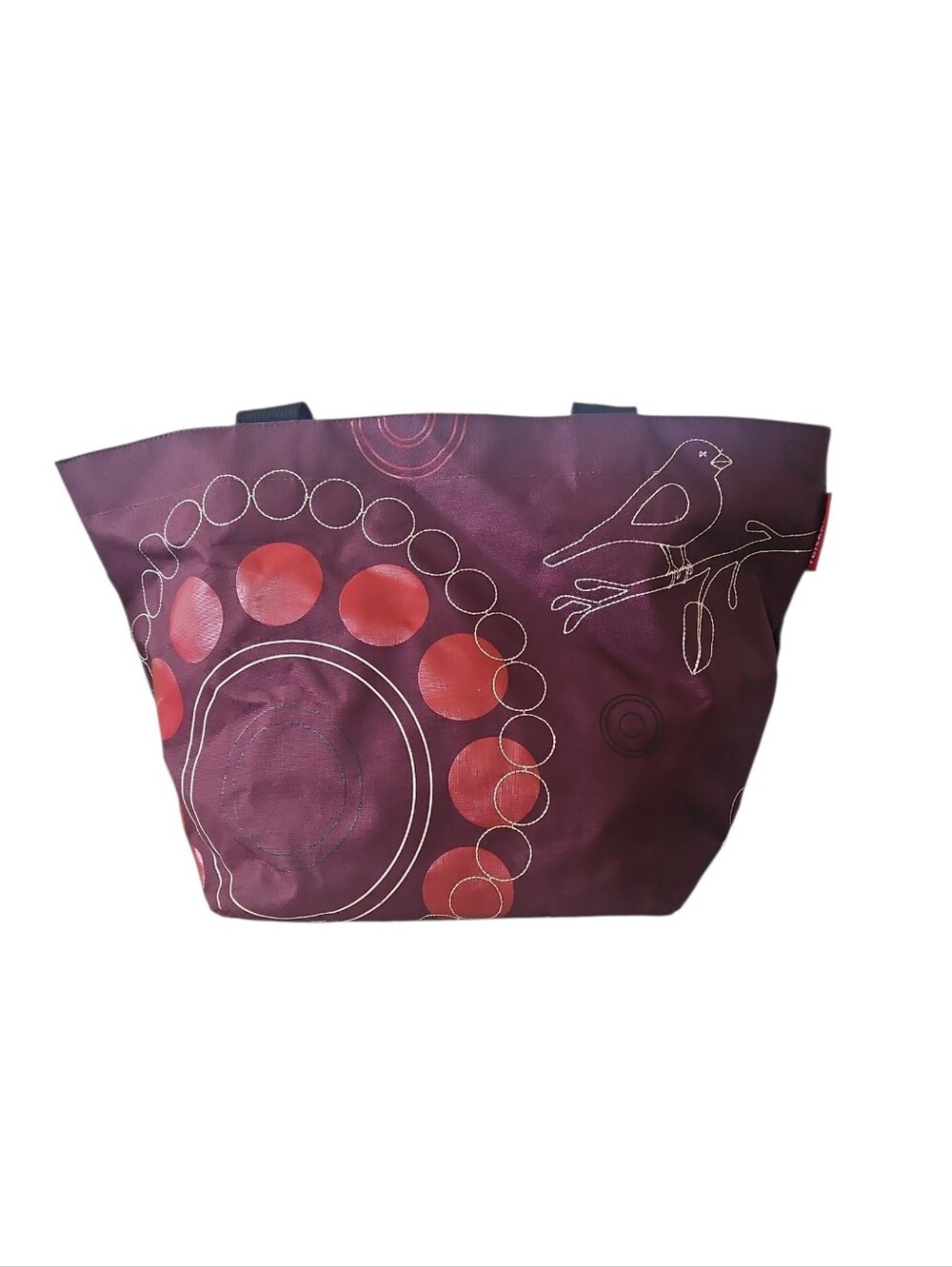 Reisenthal Special Edition Maroon And Black Tote